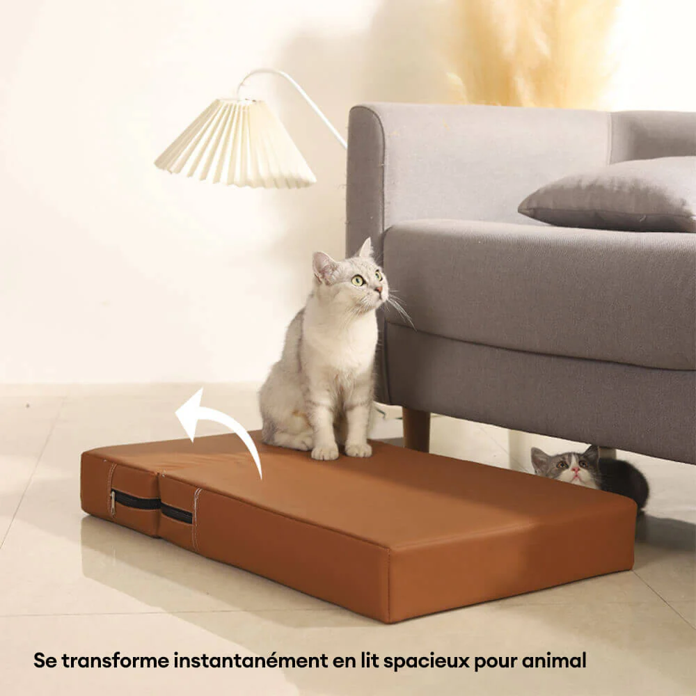 Escaliers pour animaux modulables à plusieurs niveaux en cuir PU imperméable et lavable - Image 12