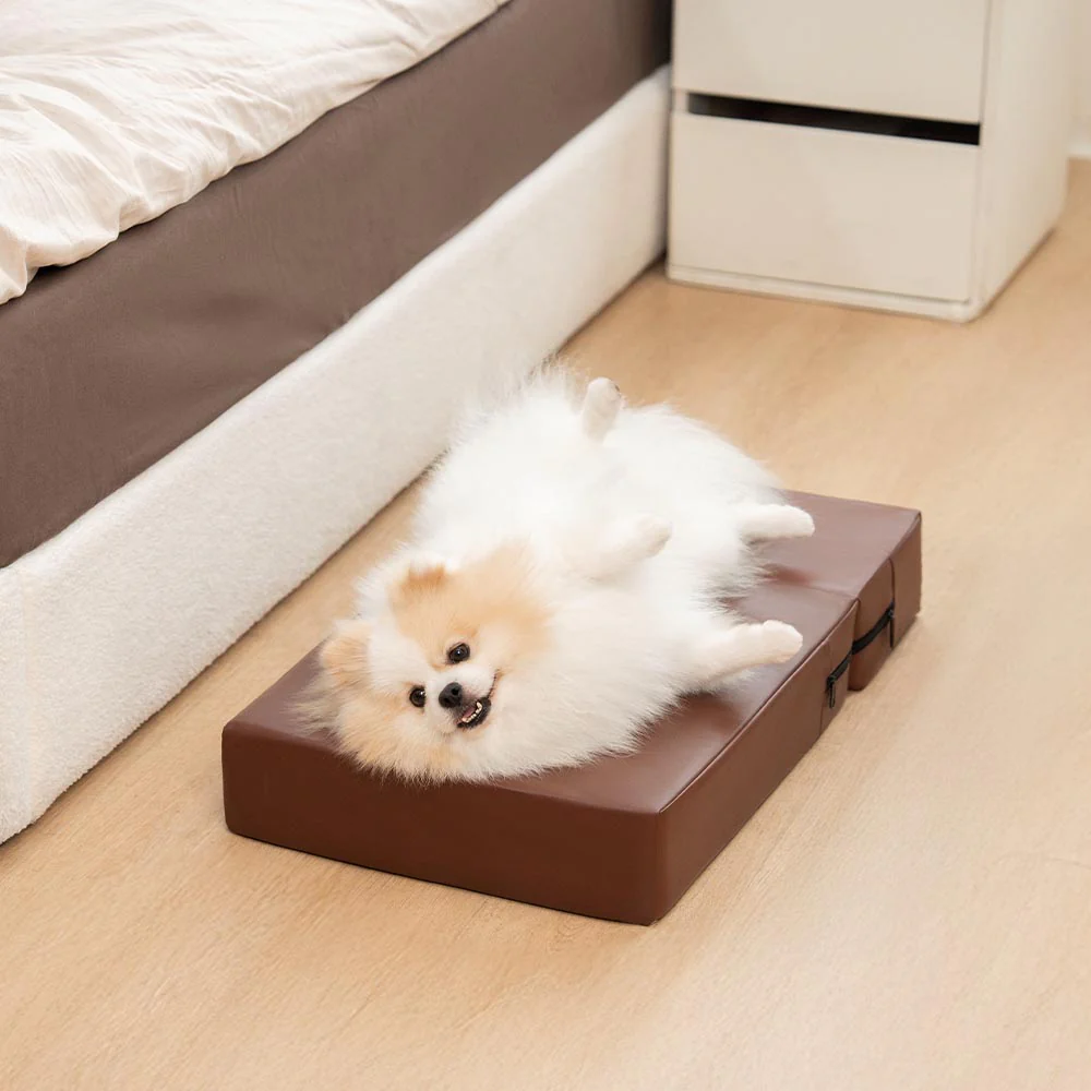 Escaliers pour animaux modulables à plusieurs niveaux en cuir PU imperméable et lavable - Image 13