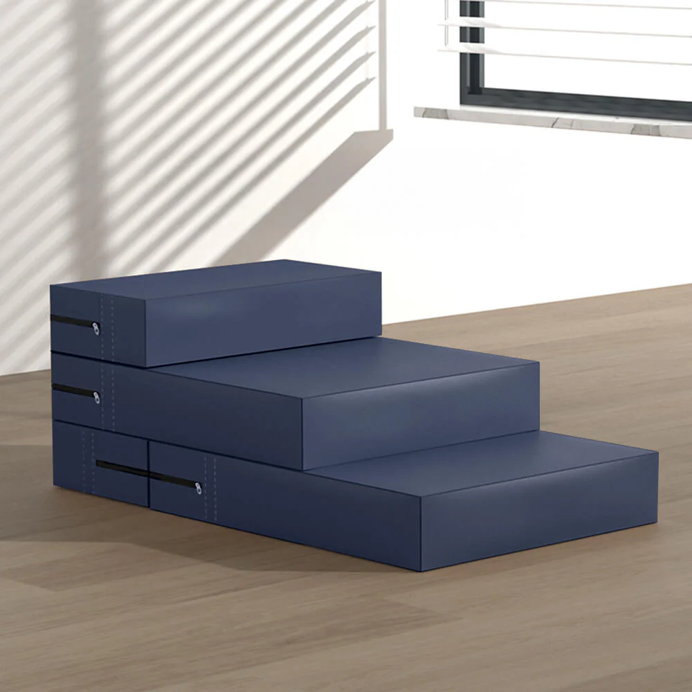 Escaliers pour animaux modulables à plusieurs niveaux en cuir PU imperméable et lavable - Image 19