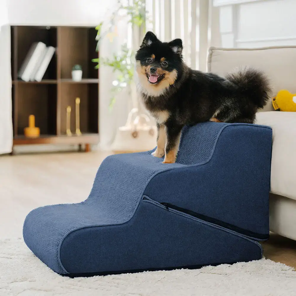 Escaliers pour chien pliables 2 en 1 multifonction avec fonction rampe - Image 11