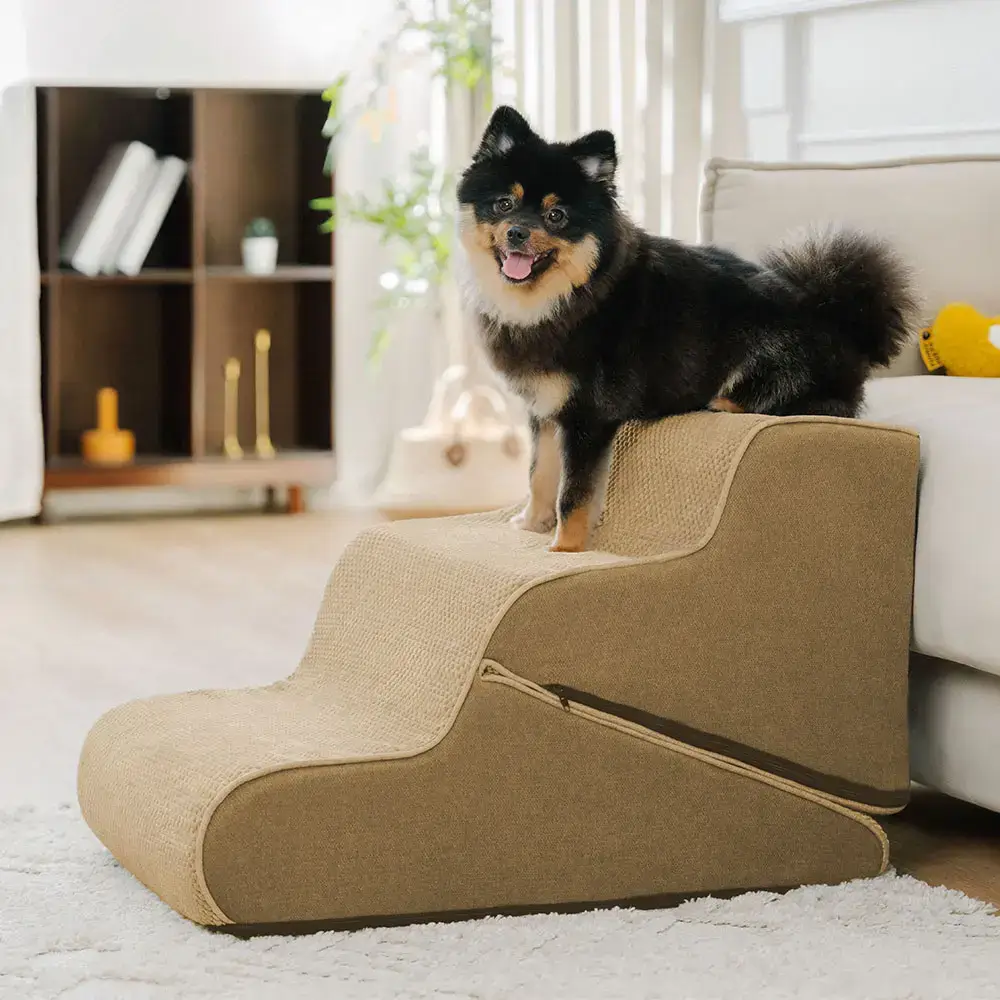 Escaliers pour chien pliables 2 en 1 multifonction avec fonction rampe - Image 12