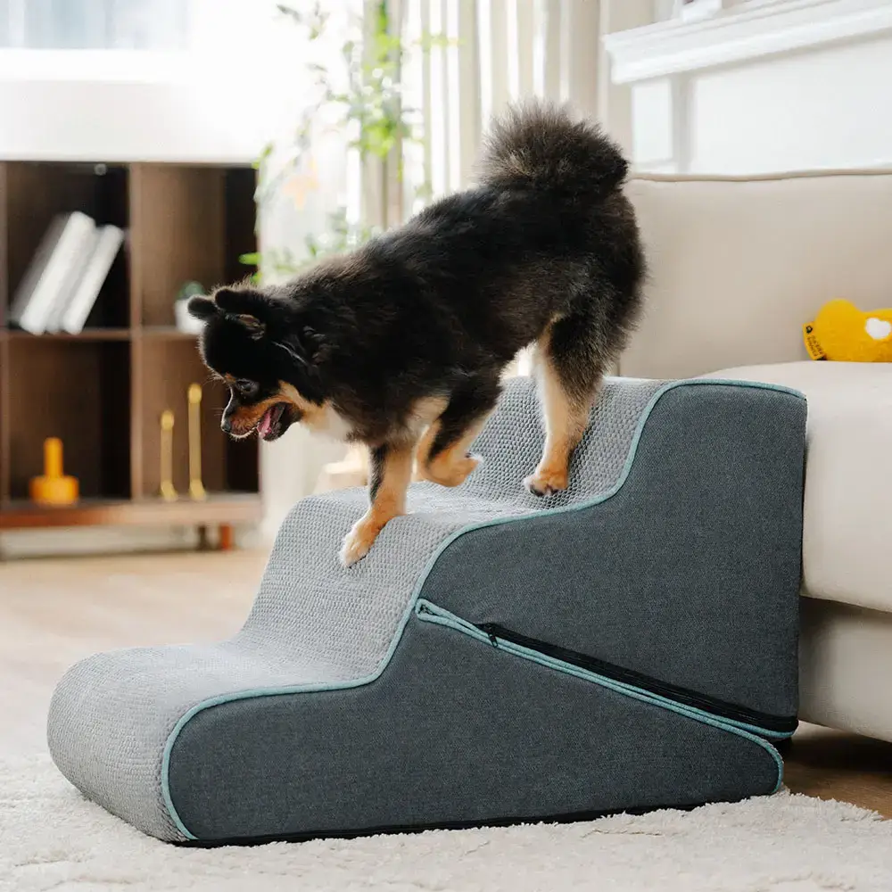 Escaliers pour chien pliables 2 en 1 multifonction avec fonction rampe - Image 5