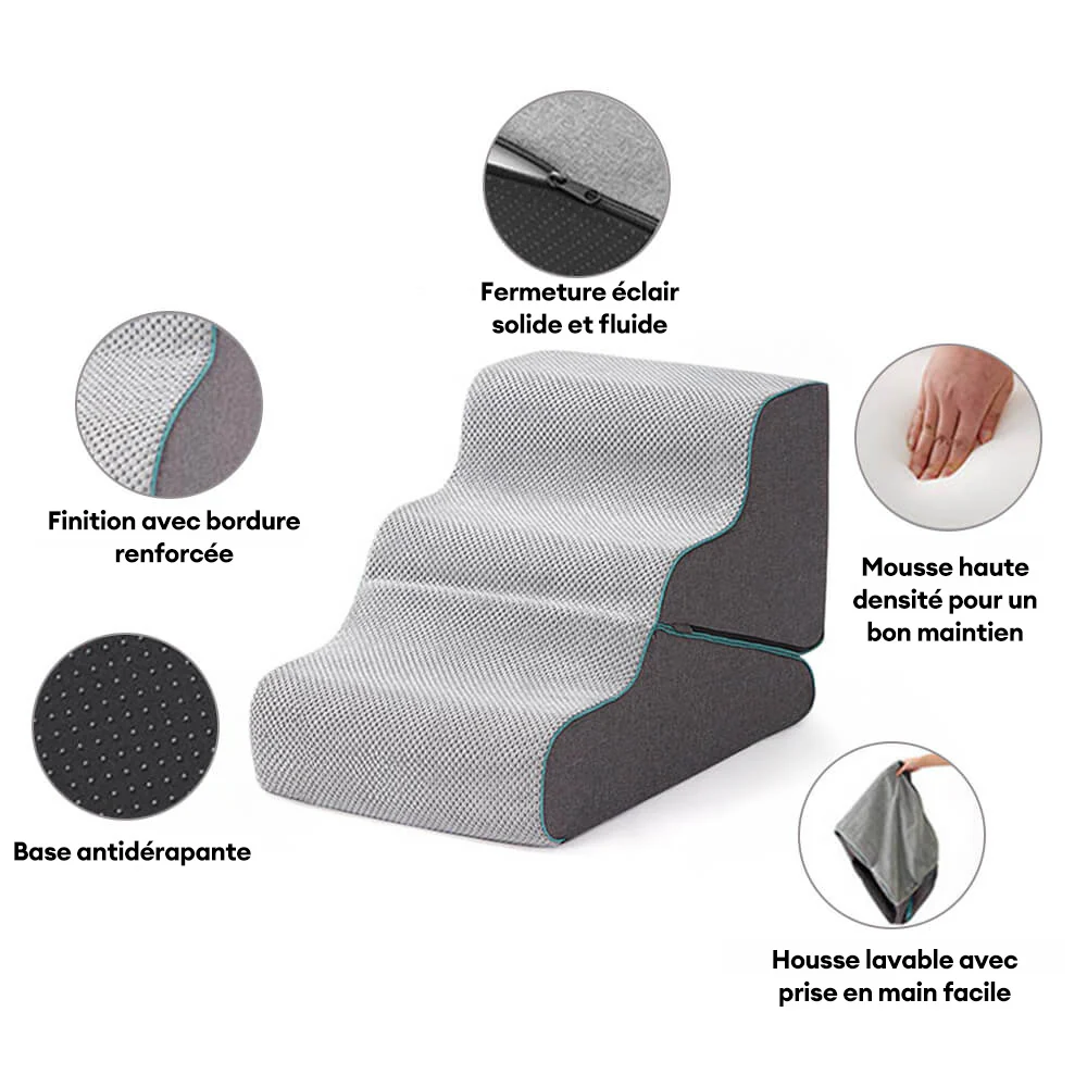 Escaliers pour chien pliables 2 en 1 multifonction avec fonction rampe - Image 6