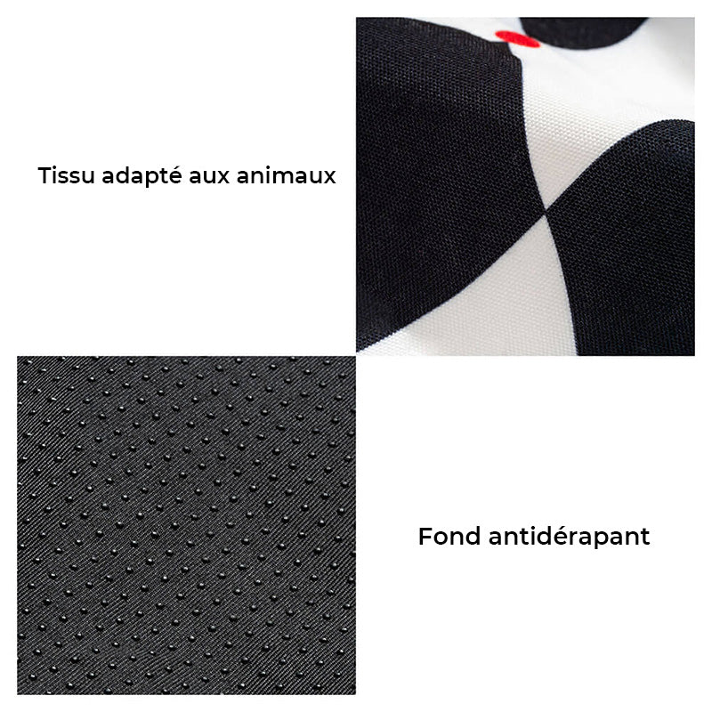FunnyFuzzy chaise polygonale en forme de sac de haricots pour animaux - Image 6