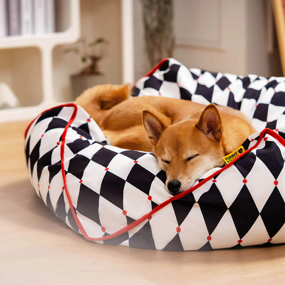 FunnyFuzzy chaise polygonale en forme de sac de haricots pour animaux - Image 7