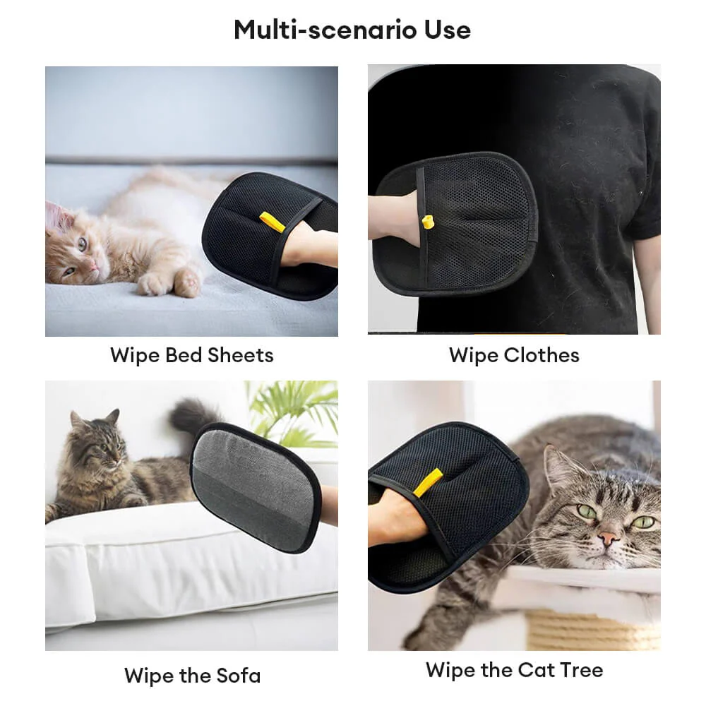 Gant de nettoyage double face pour poils d’animaux fibres électrostatiques-Exclusif app - Image 5