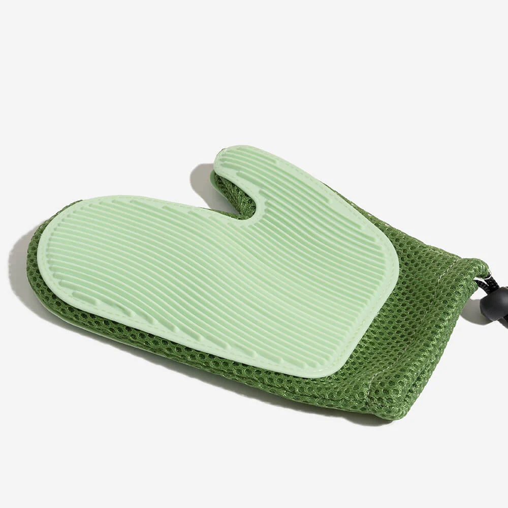 Gant de toilettage pour animaux en silicone avec brosse double face flottante-Exclusif app - Image 6