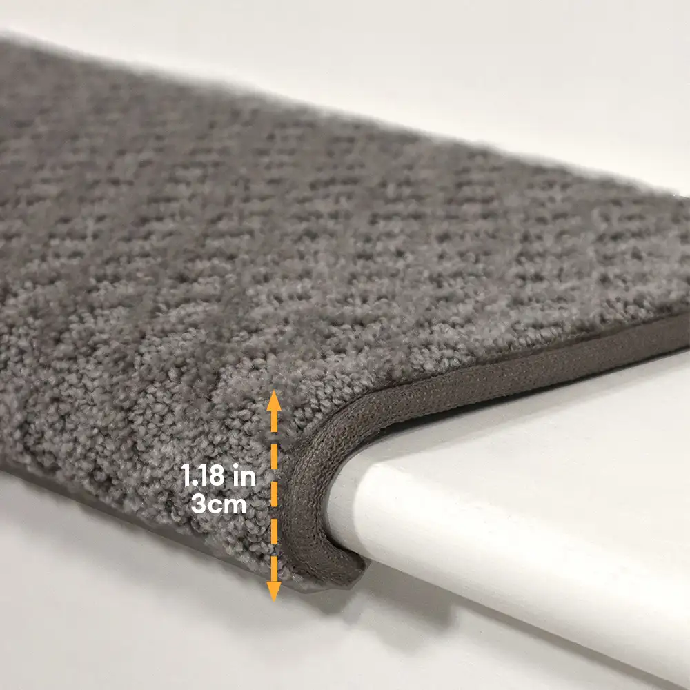 Garde-corps en velours doux pour les escaliers intérieurs, adaptés aux animaux de compagnie, sans adhésif, tapis antidérapants pour escaliers. - Image 6