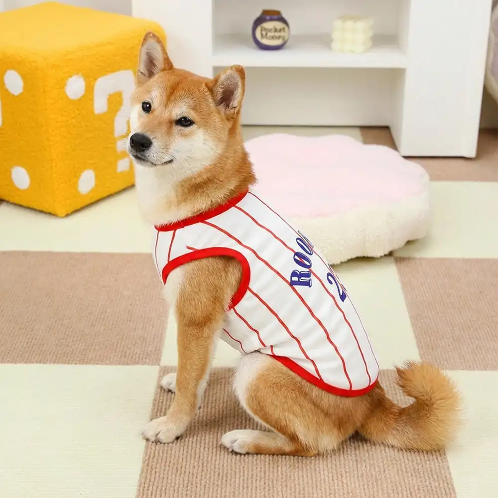 Gilet de chien respirant au style sportif pour chiot - Image 8