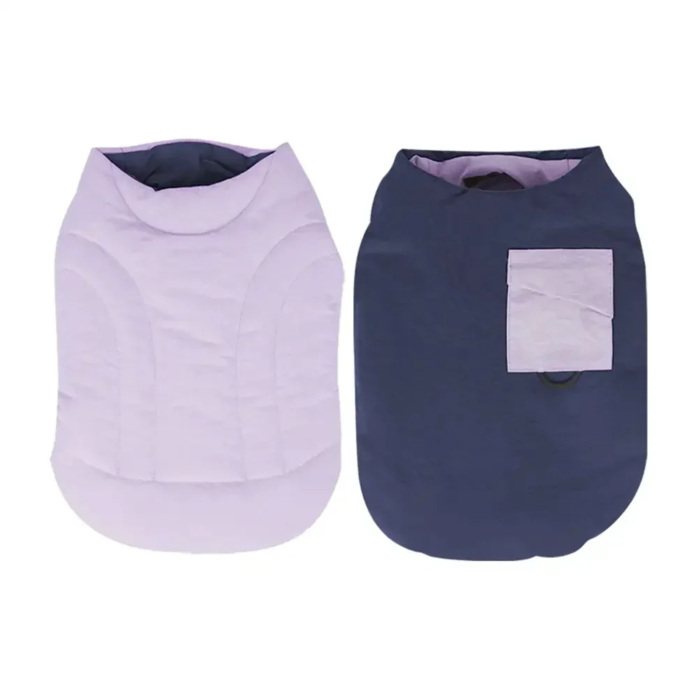 Gilet de chien réversible à deux faces avec bloc de couleur fonctionnel - Image 4
