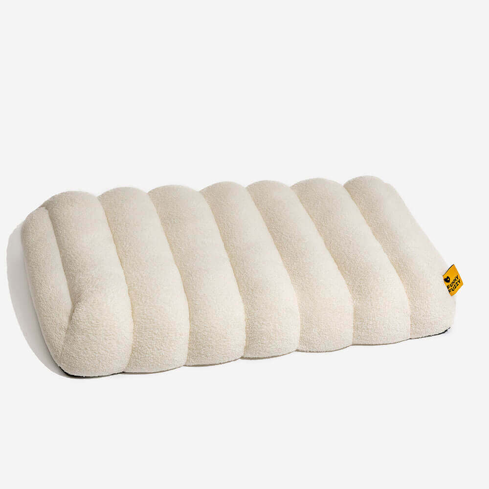 Grand Coussin Plat Lavable Crème Confortable pour Chien - Cheesecake - Image 11
