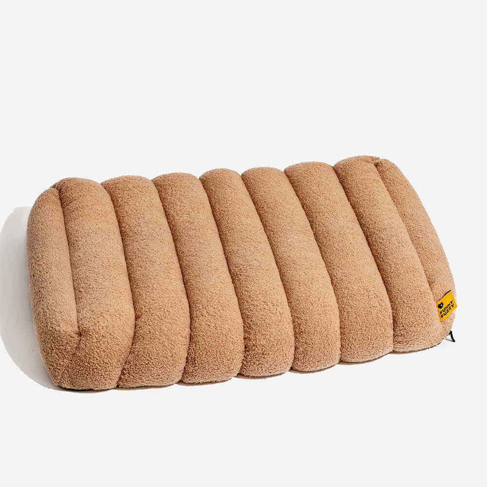 Grand Coussin Plat Lavable Crème Confortable pour Chien - Cheesecake - Image 12