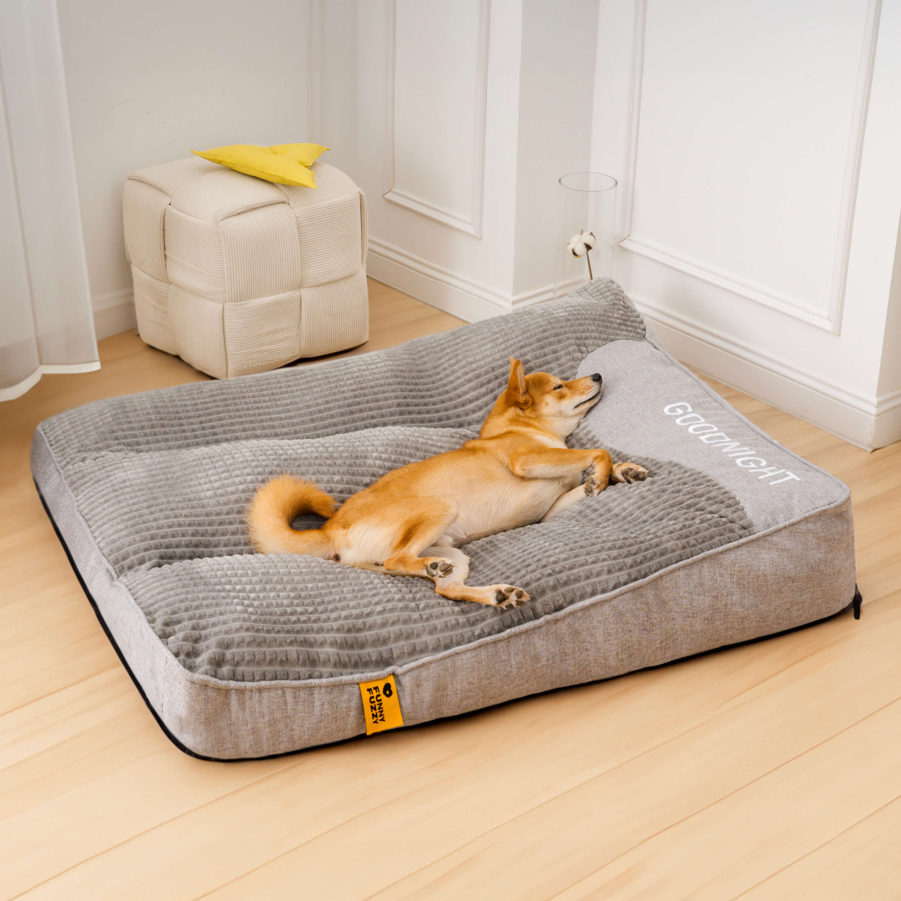 Grand coussin pour chien résistant aux rayures avec protection de la colonne vertébrale pour l'extérieur - Image 14