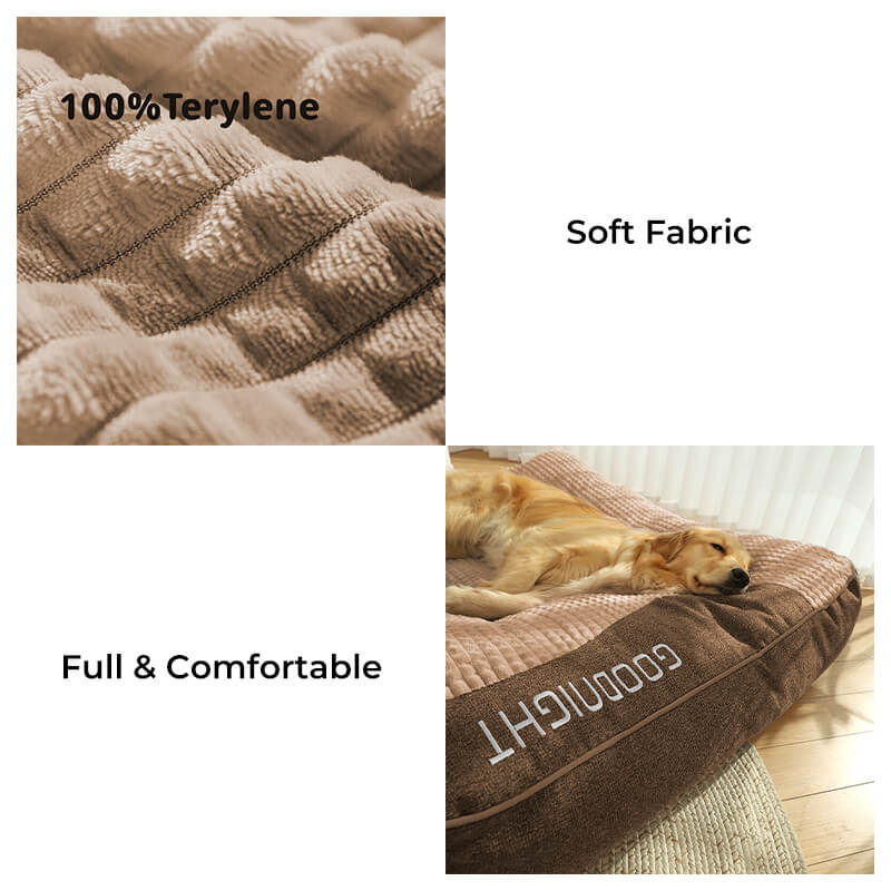 Grand coussin pour chien résistant aux rayures avec protection de la colonne vertébrale pour l'extérieur - Image 7