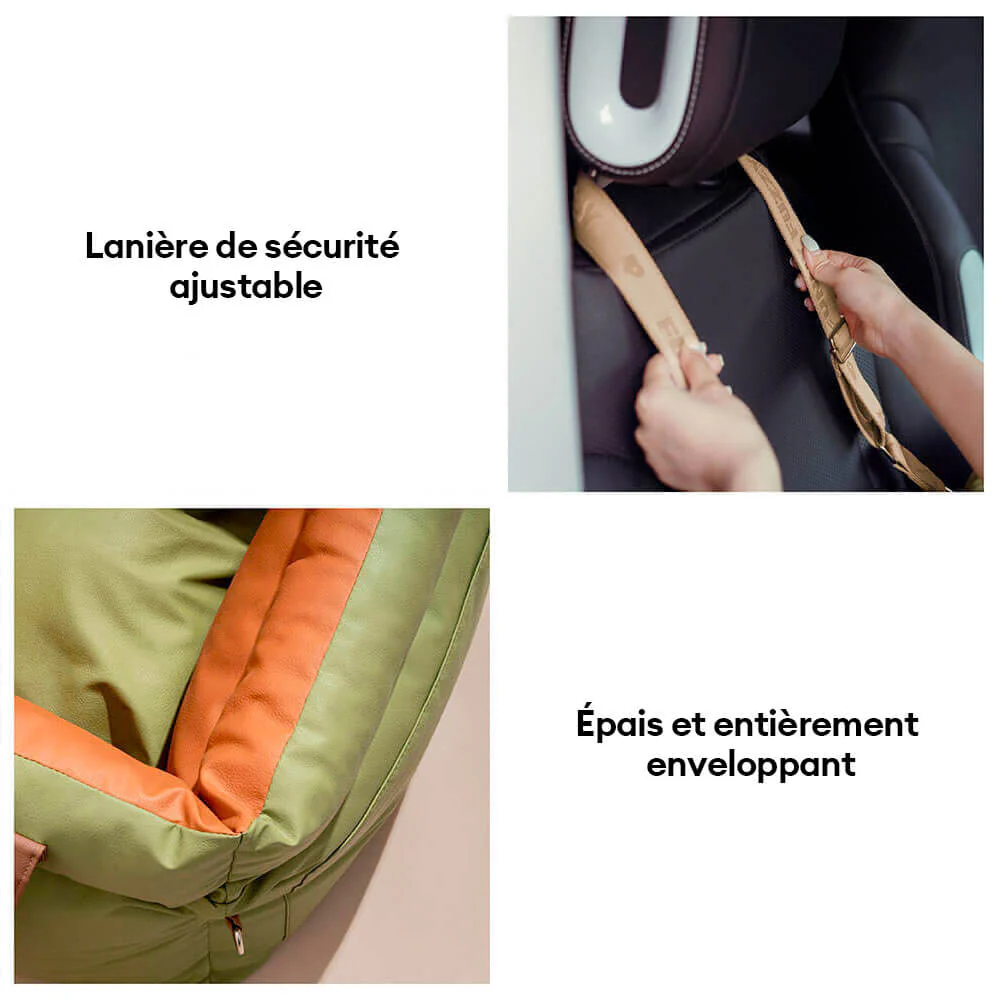 Grand Rehausseur pour Siège Auto en Simili Cuir Deluxe - Urban Voyager - Image 4