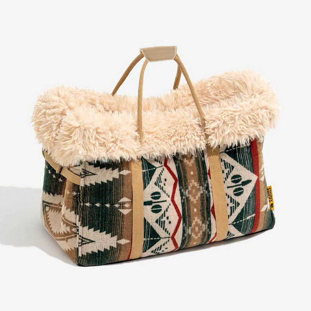 Grand sac de transport réversible toutes saisons et sac de couchage pour chien Indie Boho - Sieste - Image 11