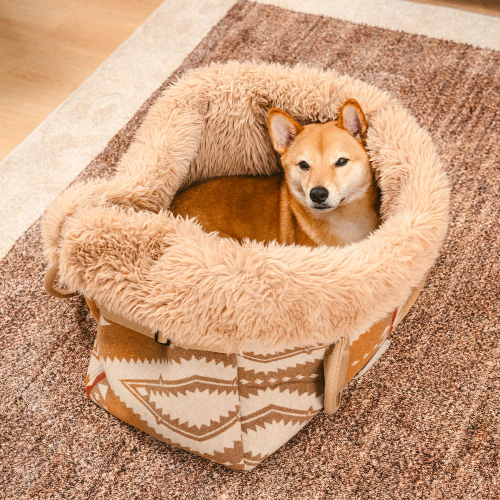 Grand sac de transport réversible toutes saisons et sac de couchage pour chien Indie Boho - Sieste - Image 13