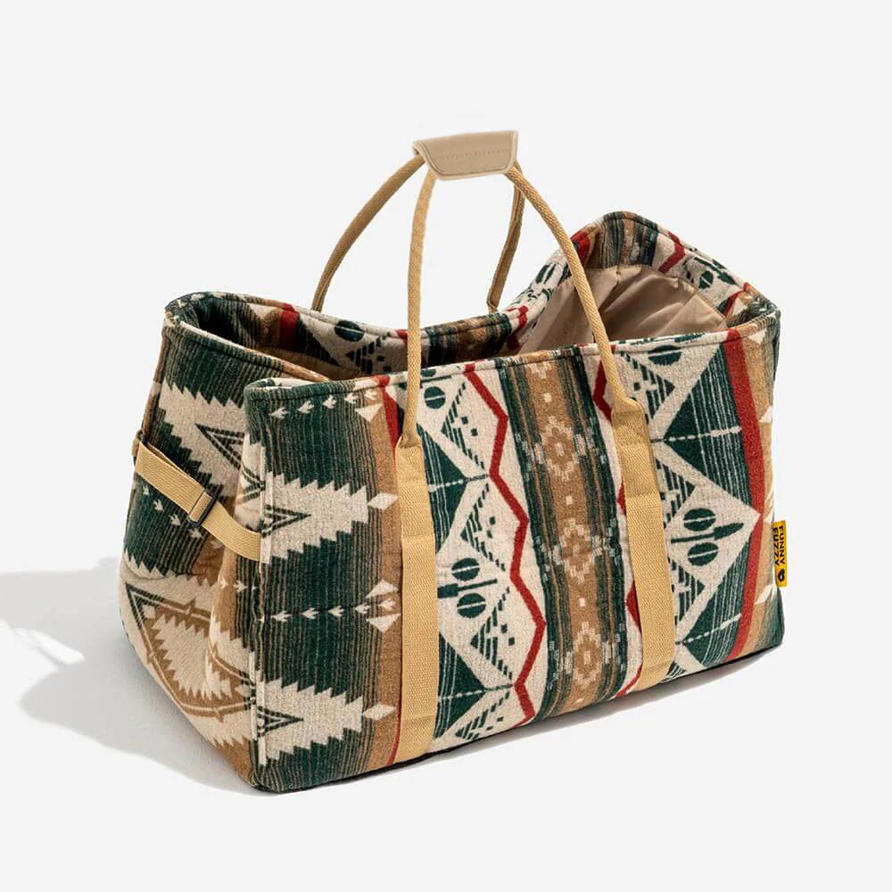 Grand sac de transport réversible toutes saisons et sac de couchage pour chien Indie Boho - Sieste - Image 5