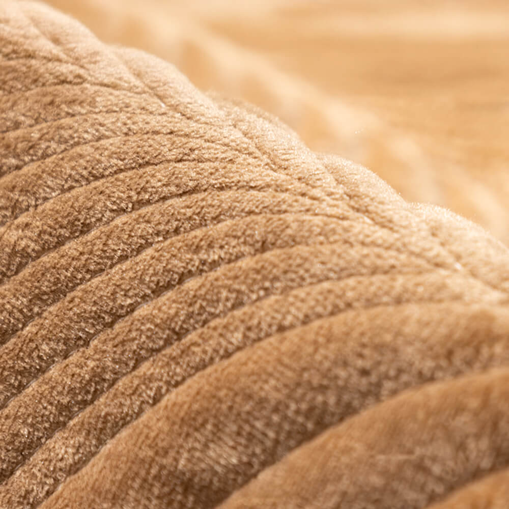 Housse de canapé antidérapante chaude en peluche motif feuilles - Image 14