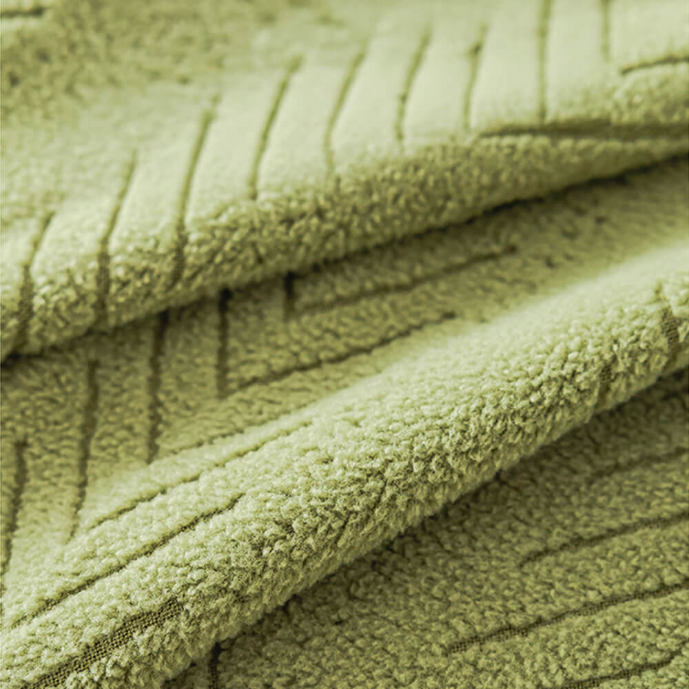 Housse de canapé élastique magique esthétique crème en chevrons élégante - Image 3