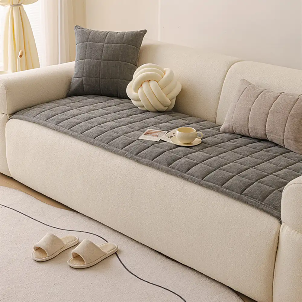 Tapis de protection pour canapé anti-rayures, résistant aux taches, toutes saisons – Rétro - Image 11
