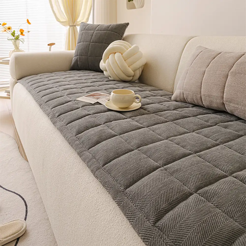 Tapis de protection pour canapé anti-rayures, résistant aux taches, toutes saisons – Rétro - Image 2