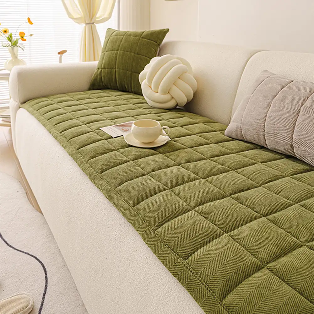 Tapis de protection pour canapé anti-rayures, résistant aux taches, toutes saisons – Rétro - Image 3