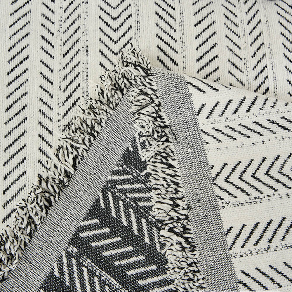 Jeté de canapé housse de canapé en chenille chevron élégant - Image 10