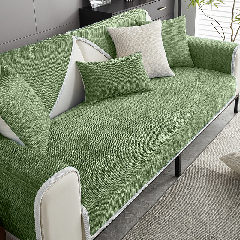 Housse de canapé en tissu chenille antimicrobien imperméable et anti rayures - Image 10