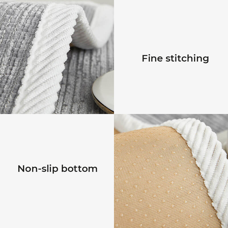 Housse de canapé en tissu chenille antimicrobien imperméable et anti rayures - Image 6