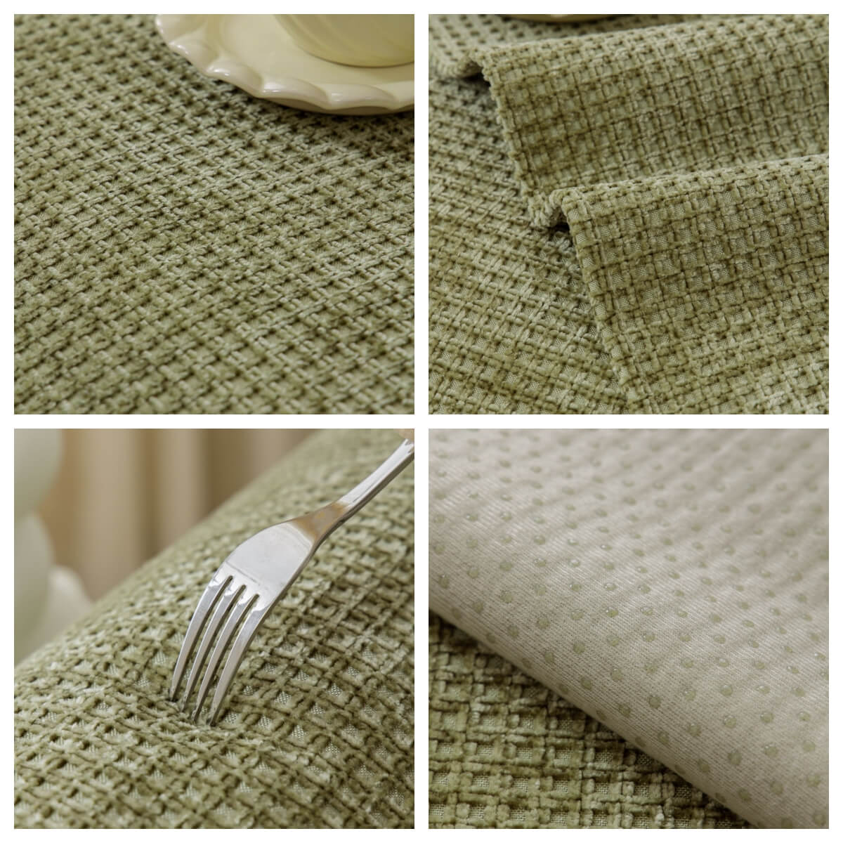 Housse de canapé en tissu chenille gaufrée délicate - Image 6