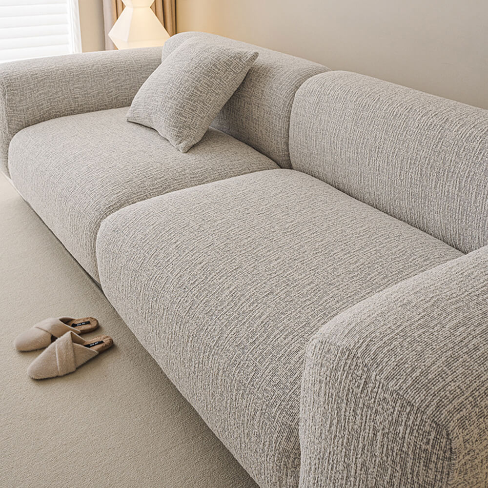 Housse de canapé d'angle extensible intégrale anti-rayures en chenille élégante toutes saisons - Image 3