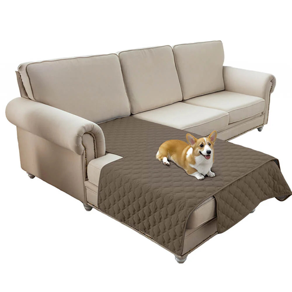 Housse de canapé matelassée en losanges imperméable et antidérapante pour animaux de compagnie – Protection élégante des meubles - Image 11