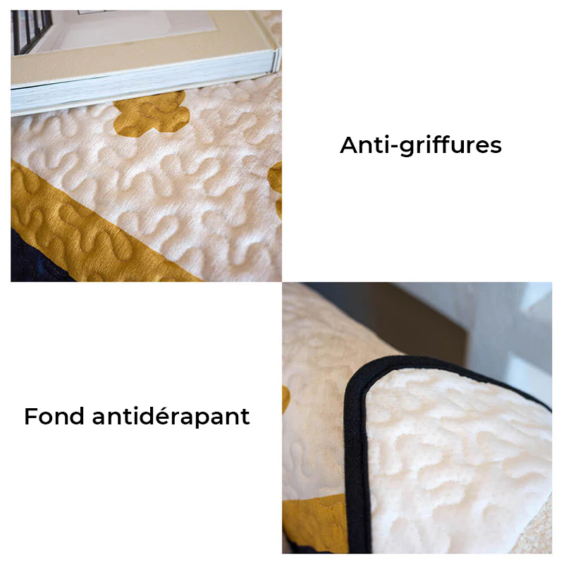 Housse de canapé protectrice de luxe légère et anti-griffures en coton - Image 4