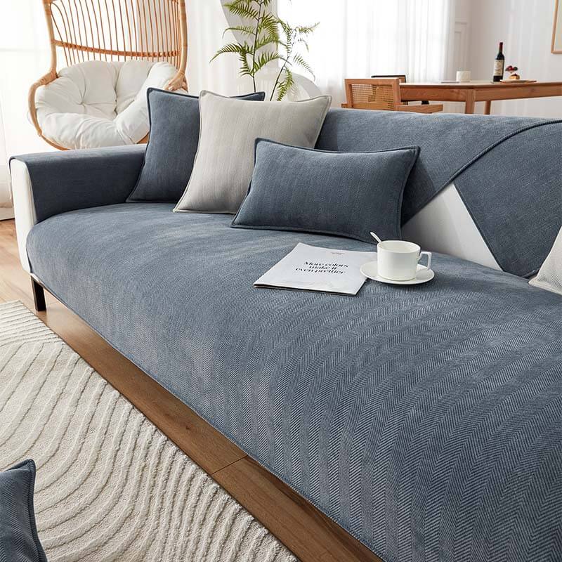 Housse de canapé imperméable toutes saisons, résistante aux taches et durable – Rétro - Image 4