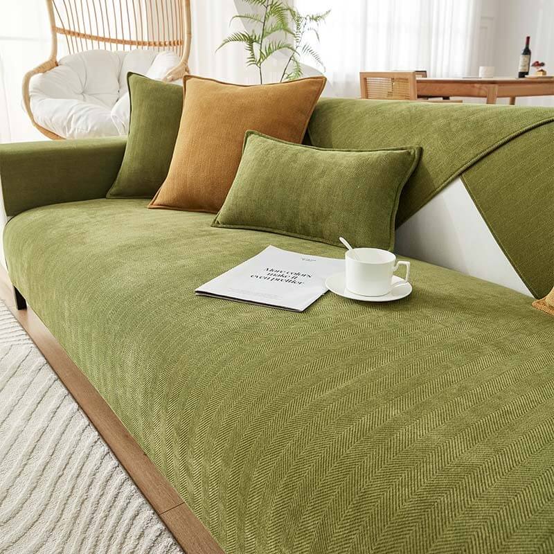 Housse de canapé imperméable toutes saisons, résistante aux taches et durable – Rétro - Image 6