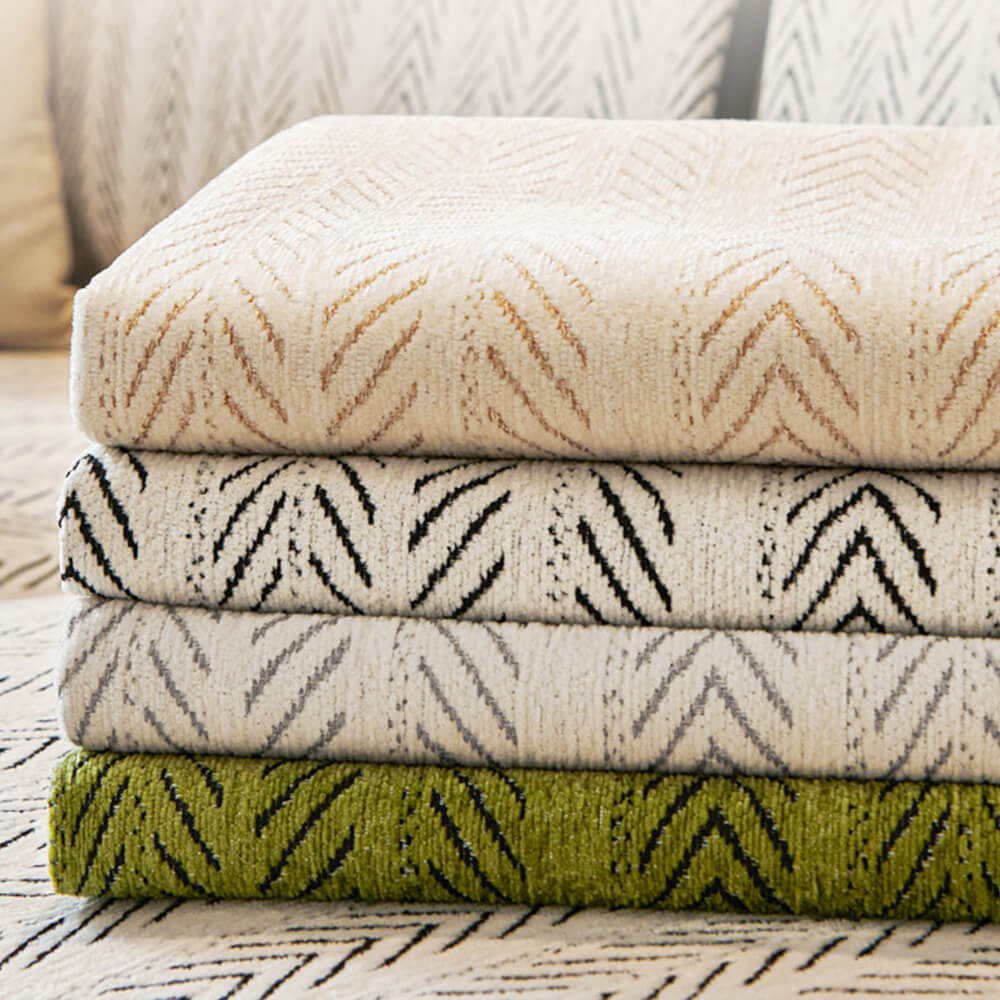 Housse de canapé rétro en chenille extensible design élégant protection complète - Image 10