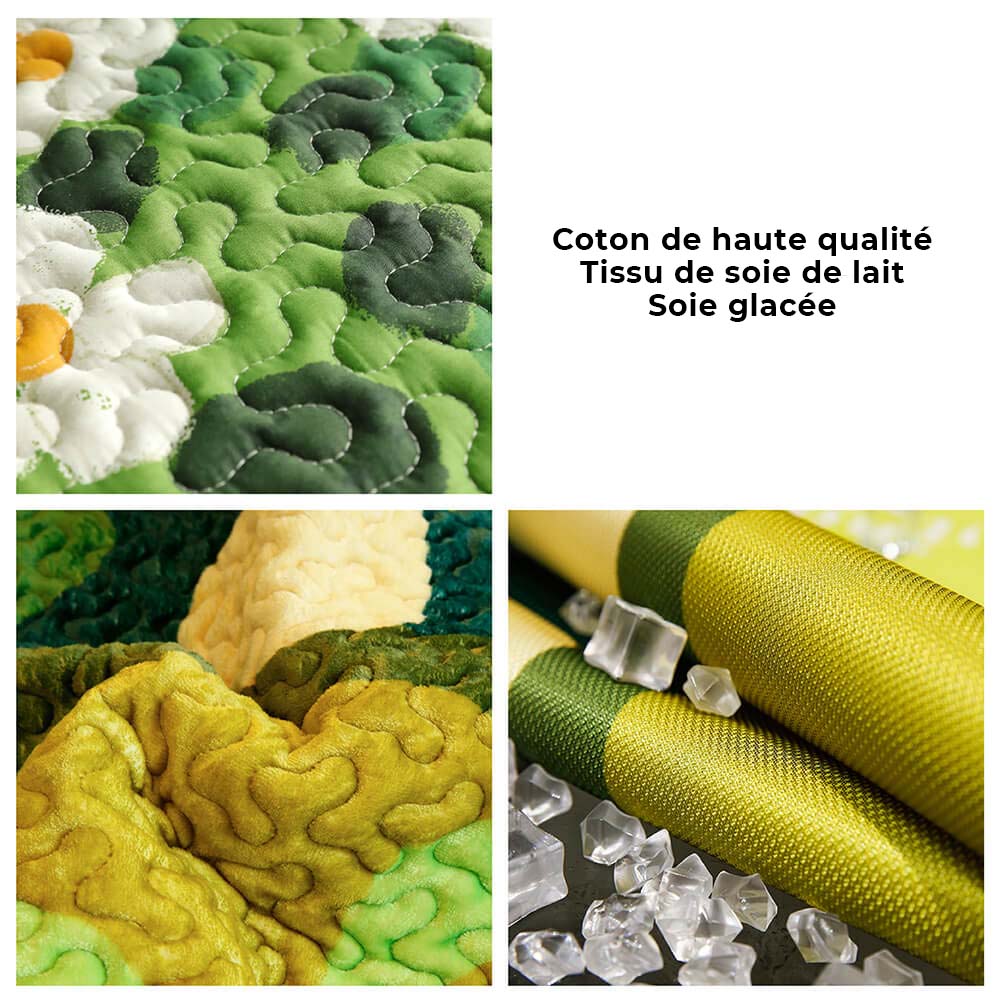 Housse de canapé super douce anti-griffures à motif floral - Image 5