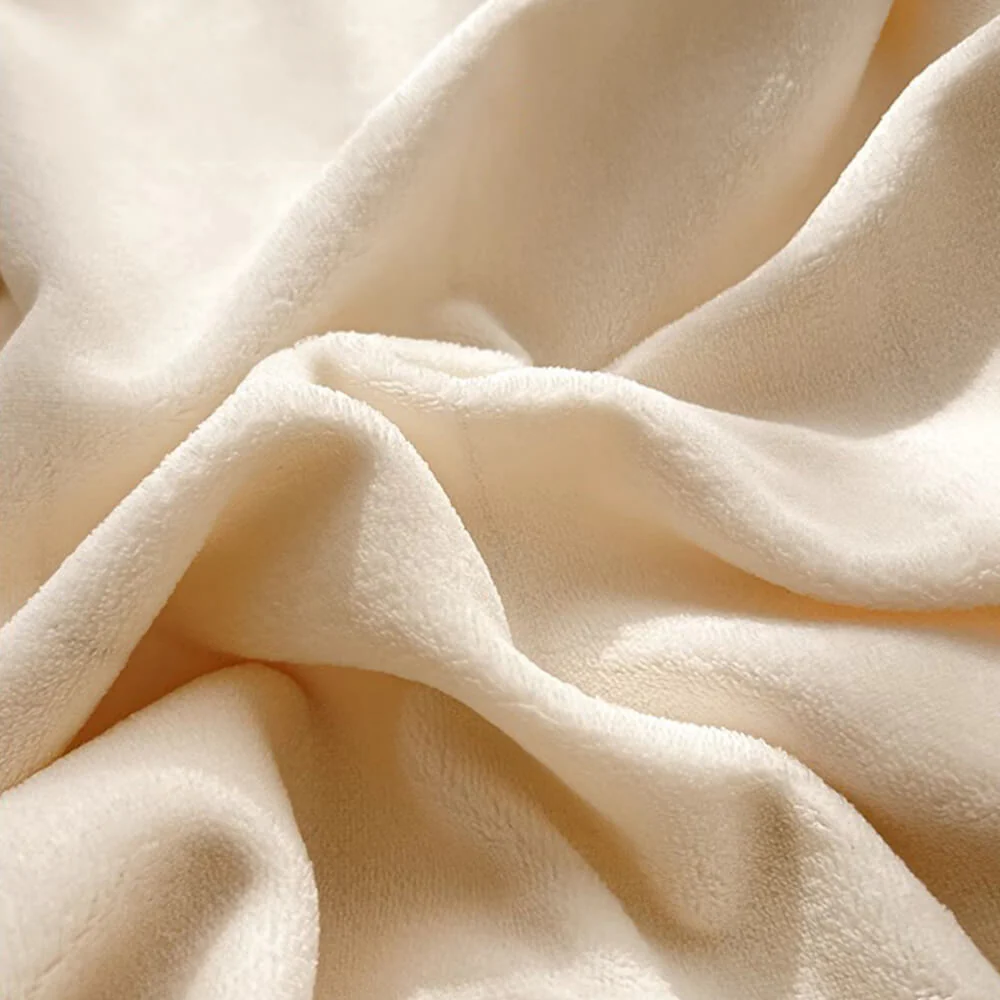 Housse de matelas en velours de lait uni - Image 3