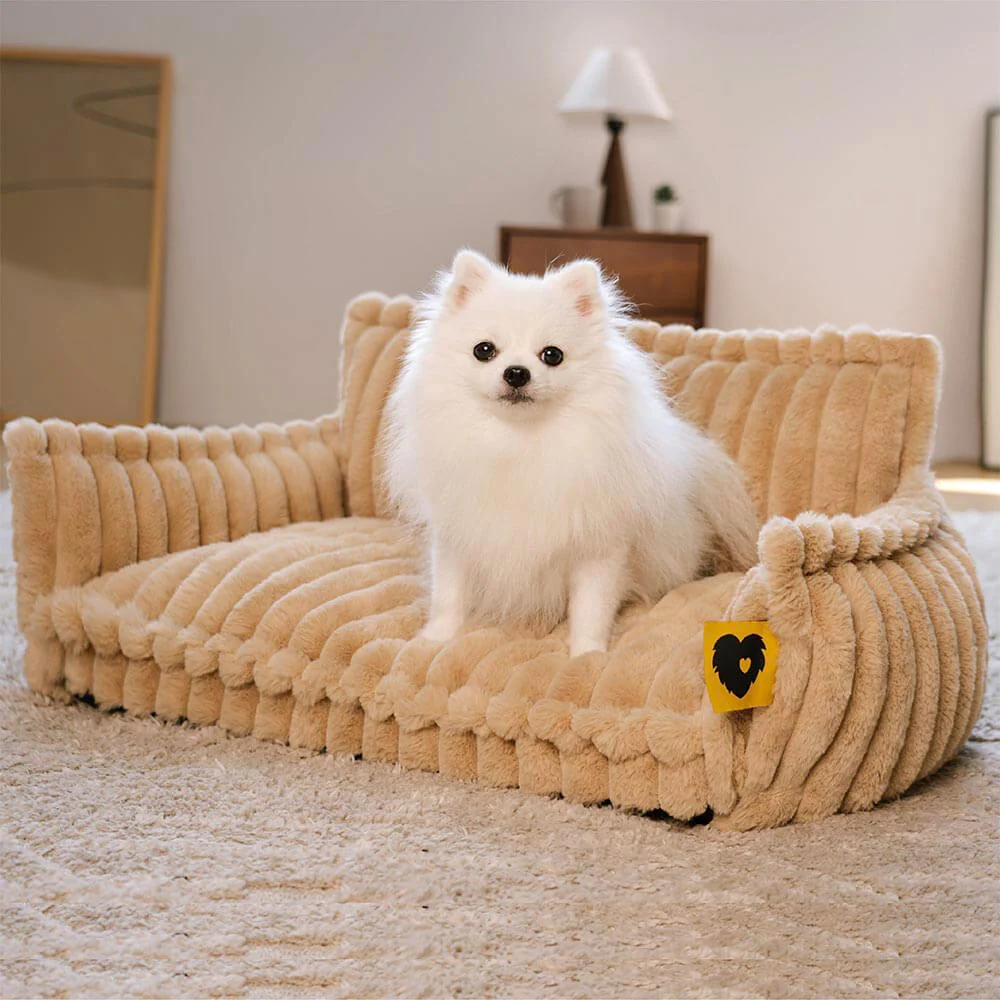 Couverture de lit - Grand oreiller orthopédique lavable et moelleux pour chien - Image 15
