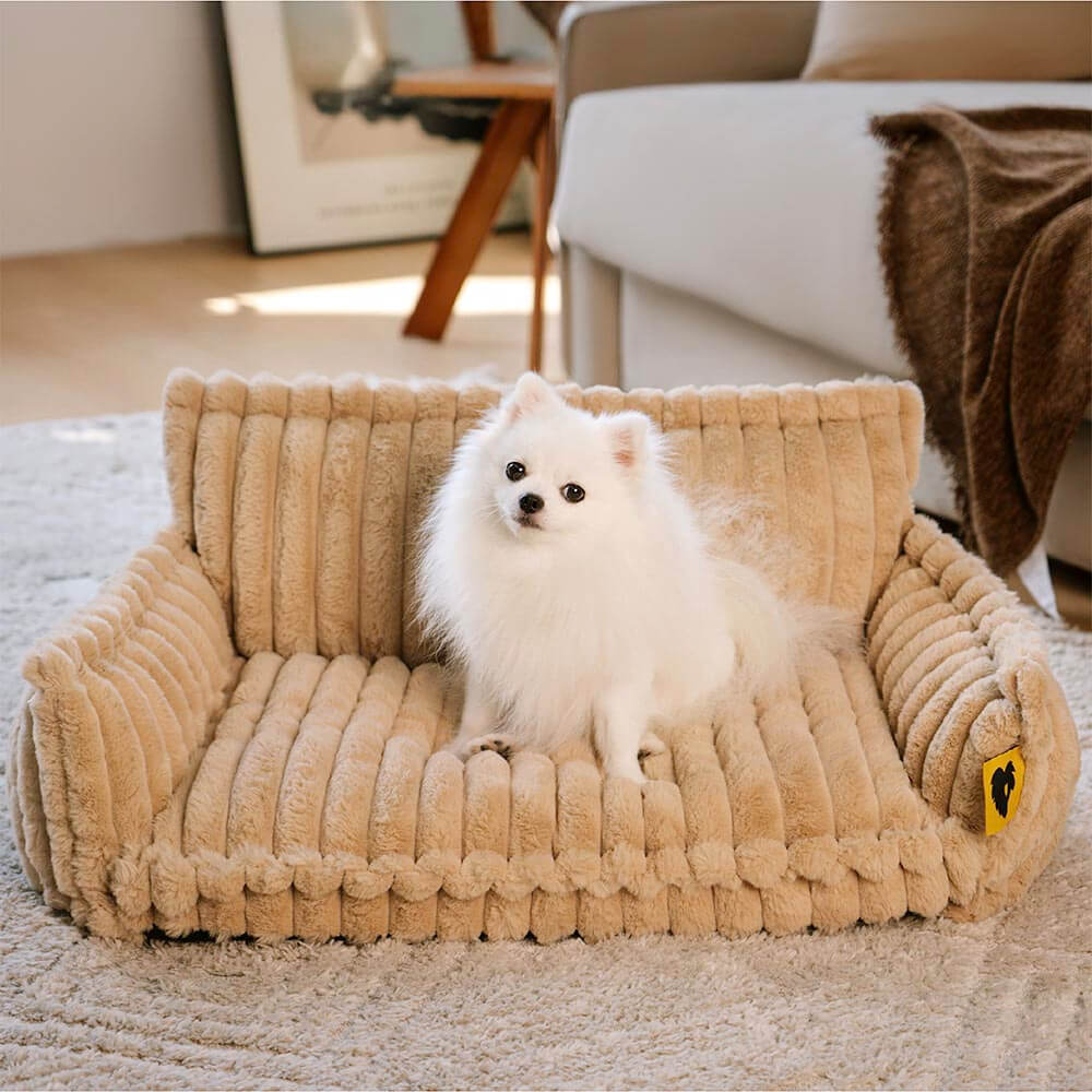 Couverture de lit - Grand oreiller orthopédique lavable et moelleux pour chien - Image 16