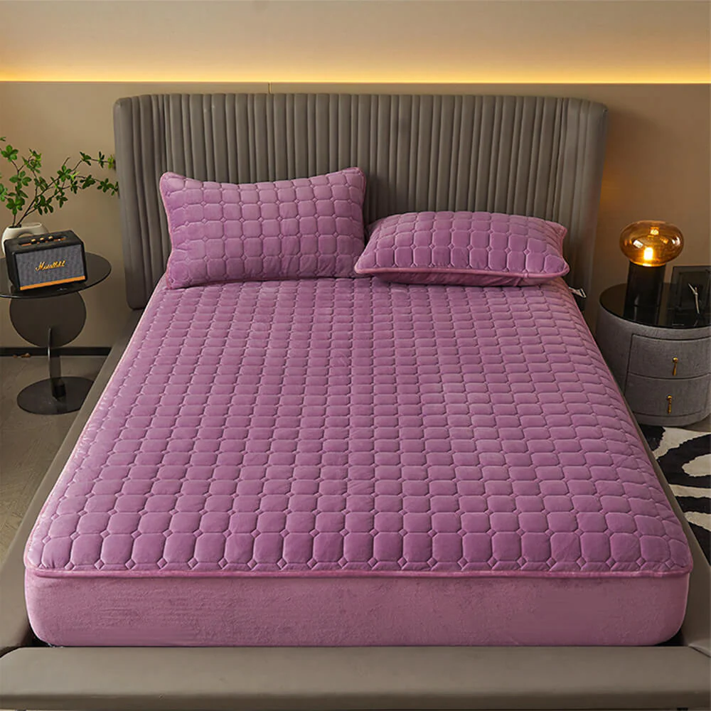 Housse de Matelas Ajustable en Velours Douillet et Respirant - Image 8