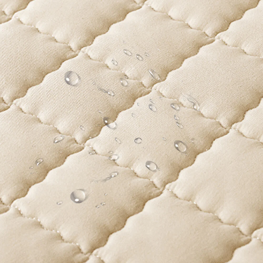 Housse de matelas élégante carrée respirante imperméable antibactérienne - Image 5