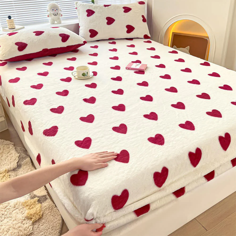 Housse de Matelas Extensible Anti-Statique Crème