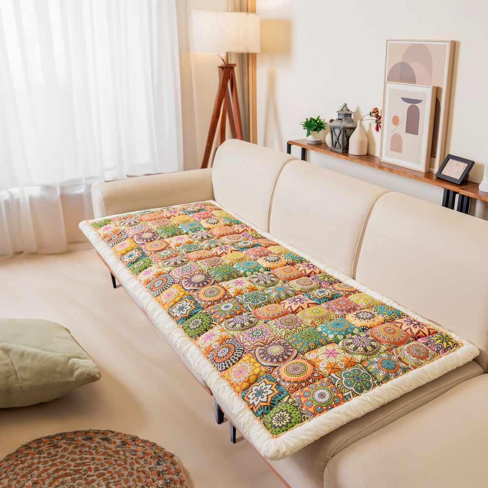Housse de protection pour canapé en coton patchwork - Image 20