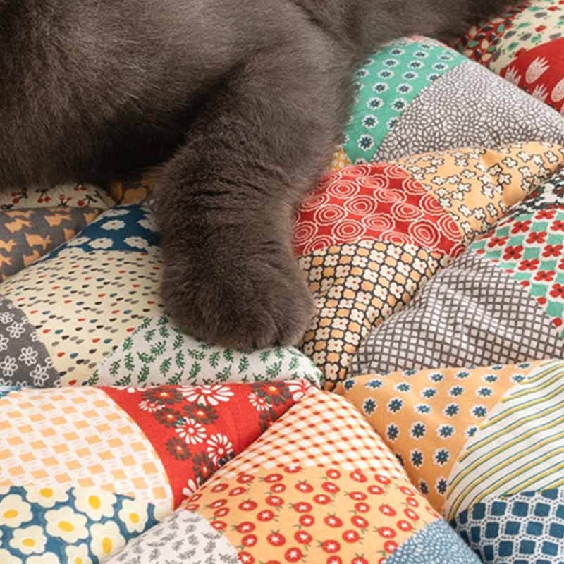 Housse de protection pour canapé en coton patchwork - Image 6