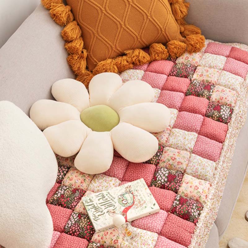 Housse de protection pour canapé en coton patchwork - Image 8