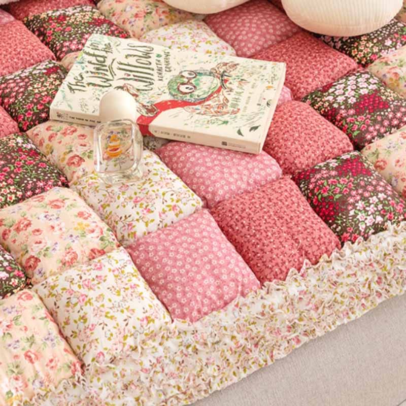 Housse de protection pour canapé en coton patchwork - Image 9