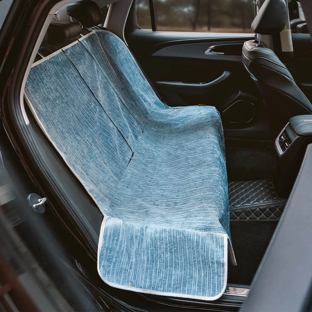 Housse de protection siège auto pour animaux chenille rayée imperméable - Road Safer - Image 14