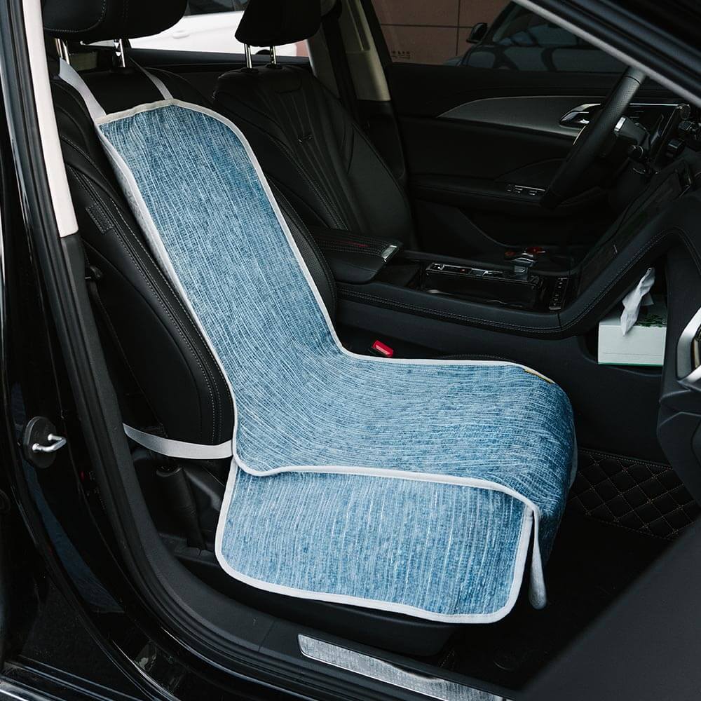 Housse de protection siège auto pour animaux chenille rayée imperméable - Road Safer - Image 7